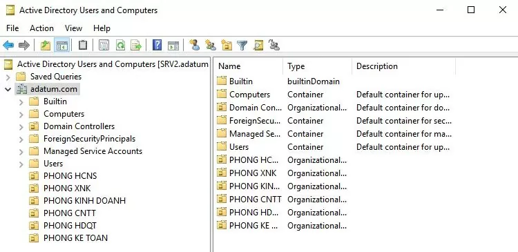 Mcsa 2019 Cau Hinh Domain Group User Ou Windows Server 2019 3