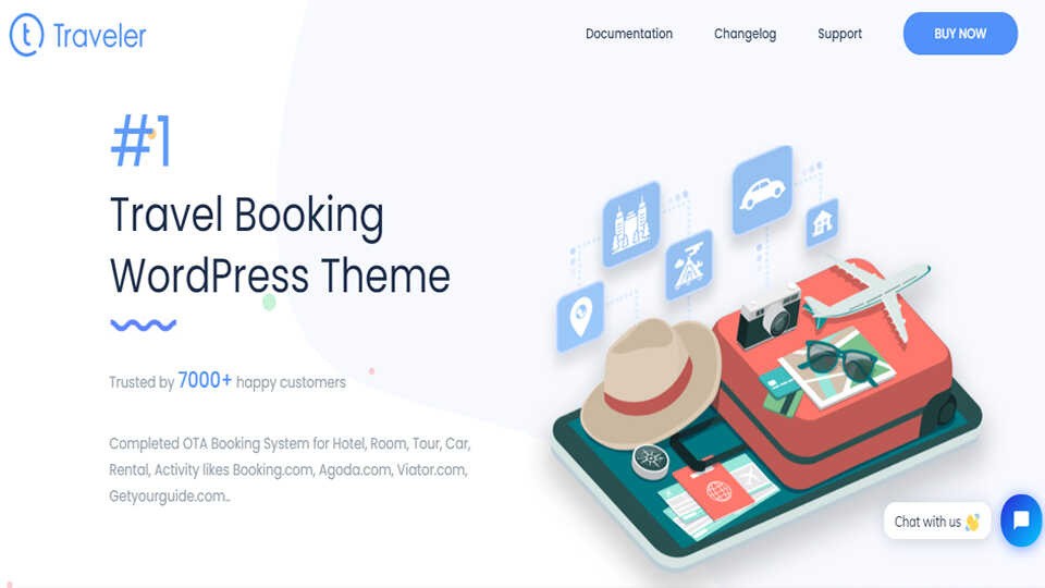Download Theme Travel Booking WordPress Optimized